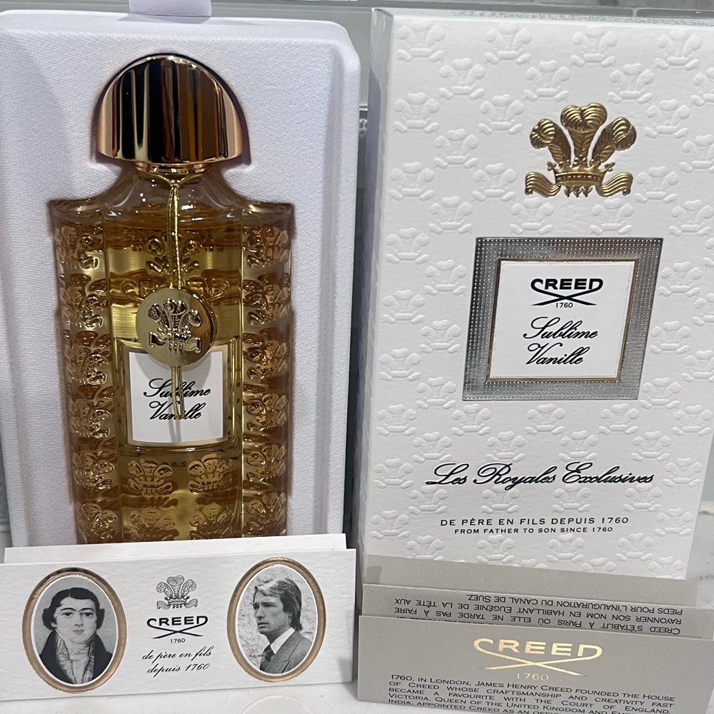 Creed Sublime Vanille with Gold and Silver Brand New
